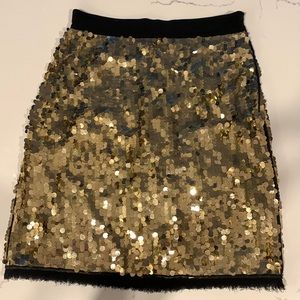 Gold Sequin D&G Skirt